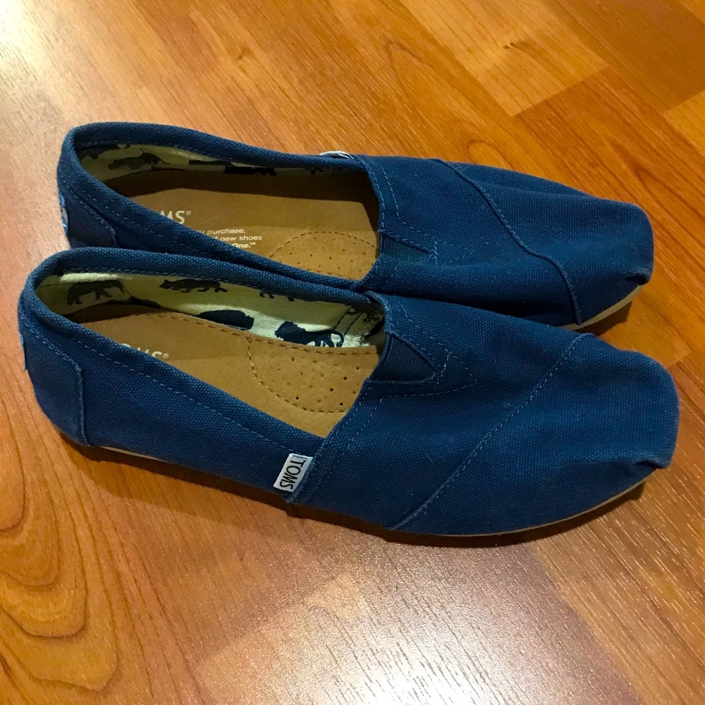 HP!🎉 TOMS | Navy Canvas Shoe